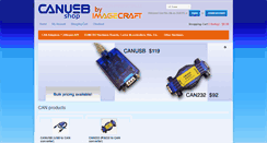 Desktop Screenshot of canusb-shop.com