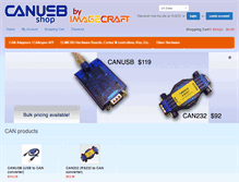 Tablet Screenshot of canusb-shop.com